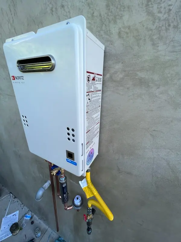 Tankless water heater installation for Breezy Acres homes