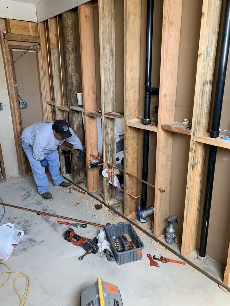 Commercial rough-in plumbing for Trenchless Sewer Repair in Breezy Acres